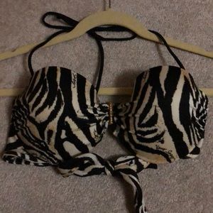 Victoria’s Secret Bikini Top Cheetah Print 34DD